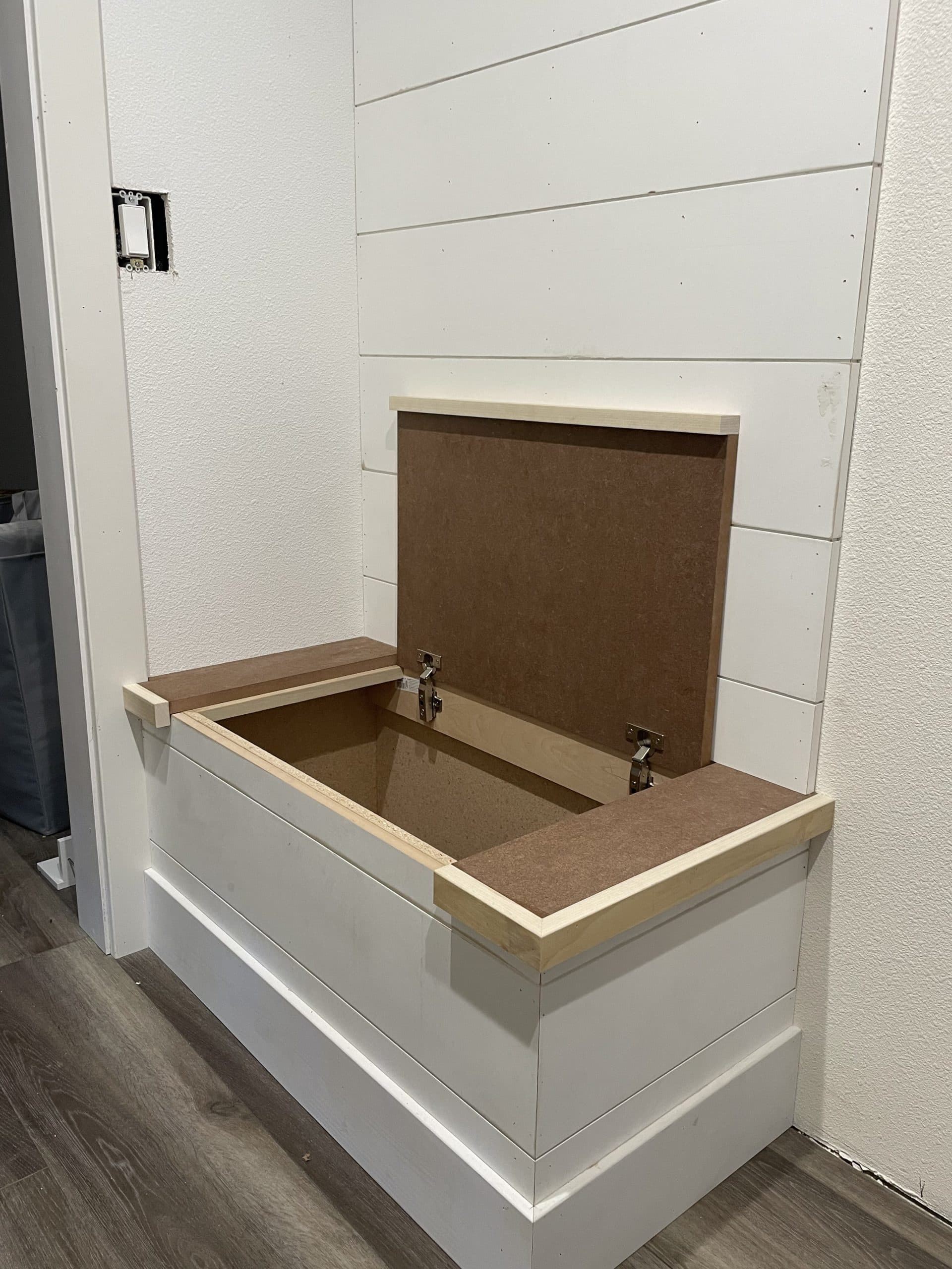 Built-in shelving and storage in Carmichael by Parrish Construction