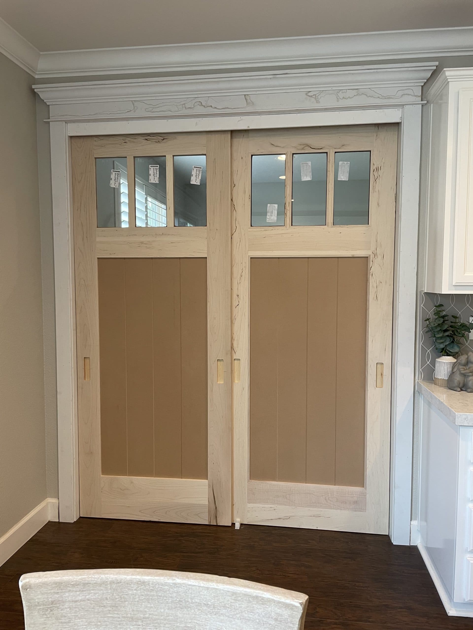 Door and trim carpentry by Parrish Construction Carmichael