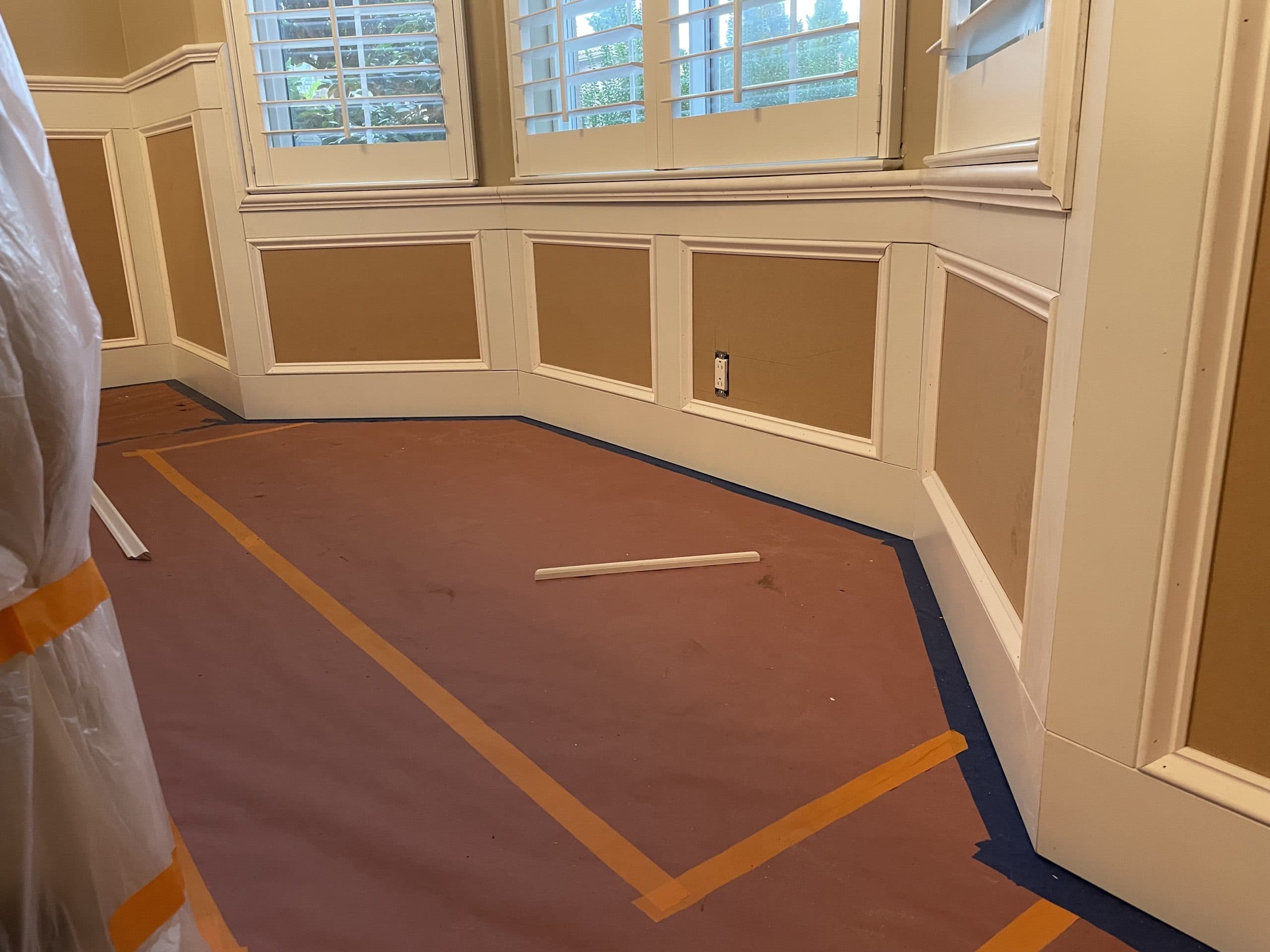 Custom trim and molding work in Sacramento home remodel