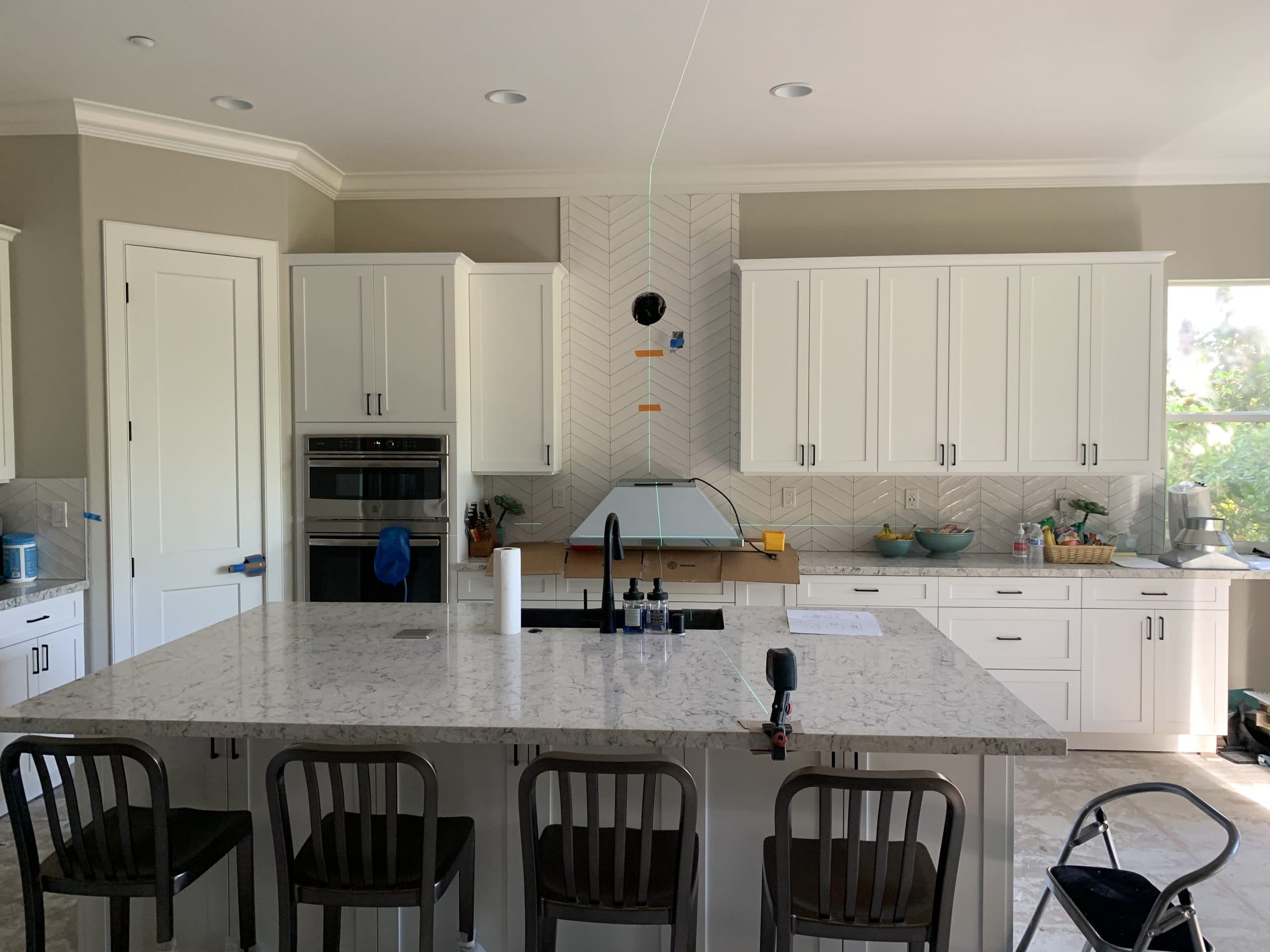 Custom kitchen remodel with countertop work in Carmichael